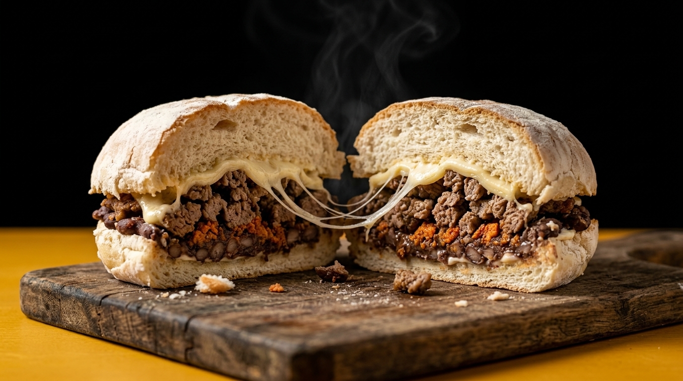 El Rumbero – Pambazo con Bistec
